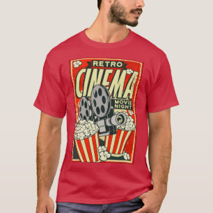 Retro CINEMA: Movie Night T-Shirt