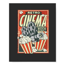 RETRO CINEMA POSTER