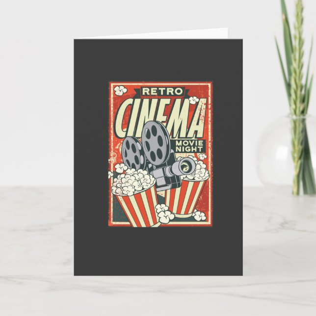 RETRO CINEMA POSTER CARD (Front)