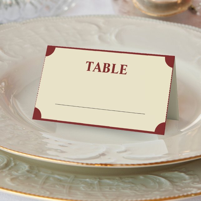 Retro Cinema Theater Admit Two Ticket Wedding Place Card (Retro Cinema Theater Admit Two Ticket Wedding Place Card)