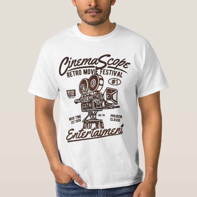 Retro CinemaScope T-Shirt (Front)