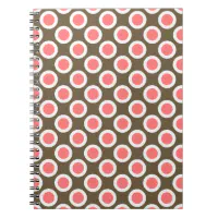 cute girly pink polka dots coco Chanel quote Notebook | Zazzle