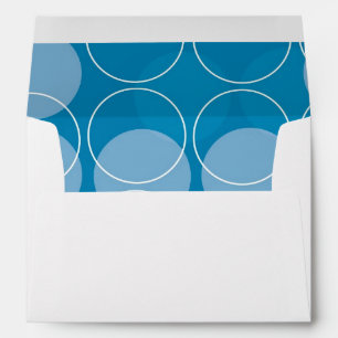 Retro circles envelope