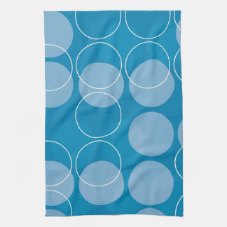 Retro circles kitchen towel
