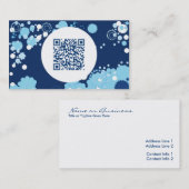 retro circles QR code Business Card | Zazzle