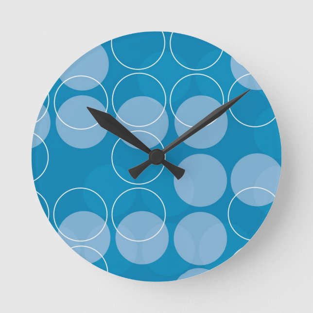 Retro circles round clock (Front)