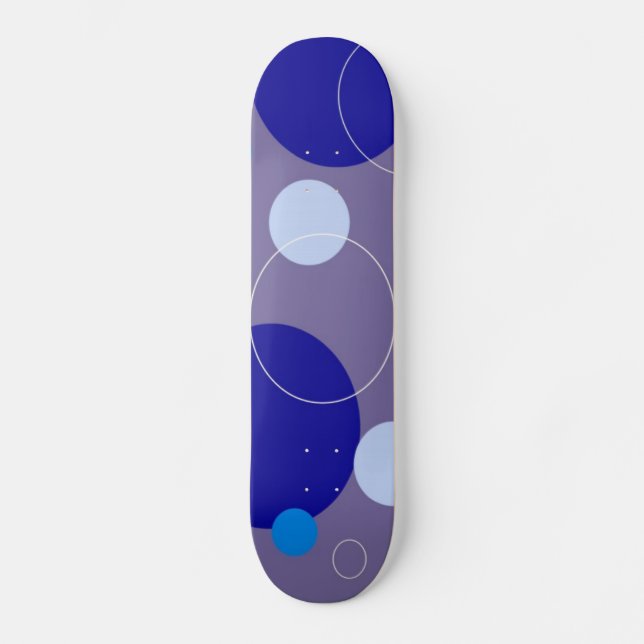 Retro Circles Skateboard Deck (Front)