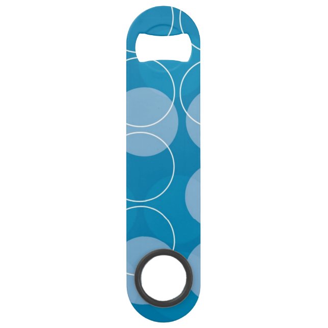 Retro circles speed bottle opener (Front)