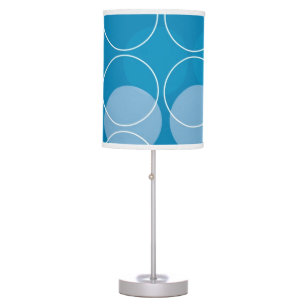 Retro circles table lamp