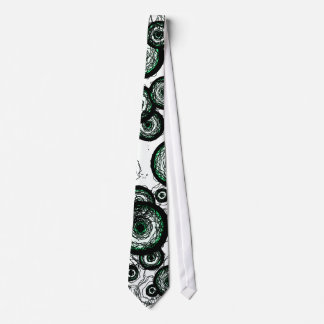 Retro Circles Tie Scribble
