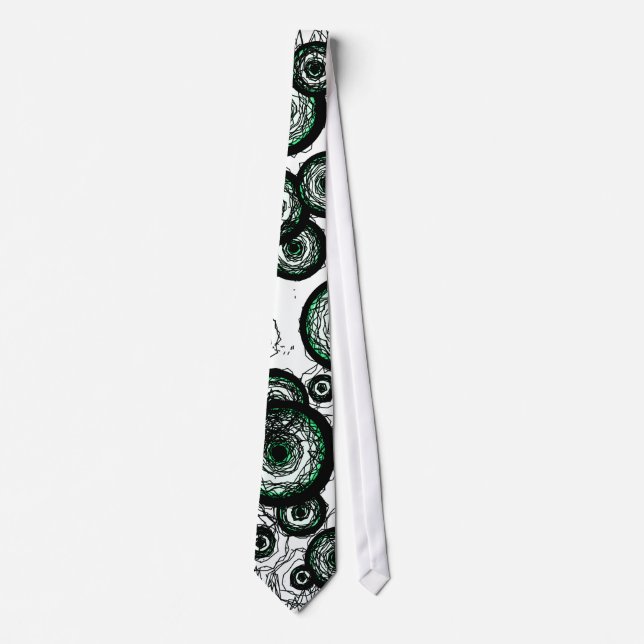 Retro Circles Tie Scribble (Front)