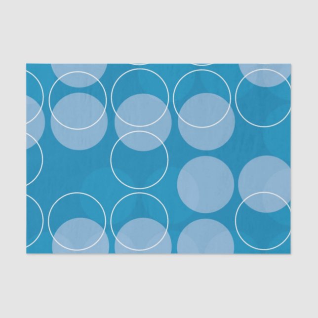 Retro circles tissue paper (Front)