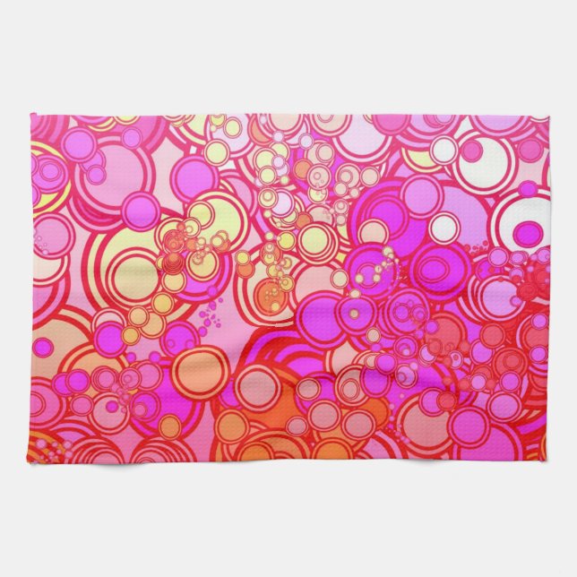 Retro Circles Towel (Horizontal)
