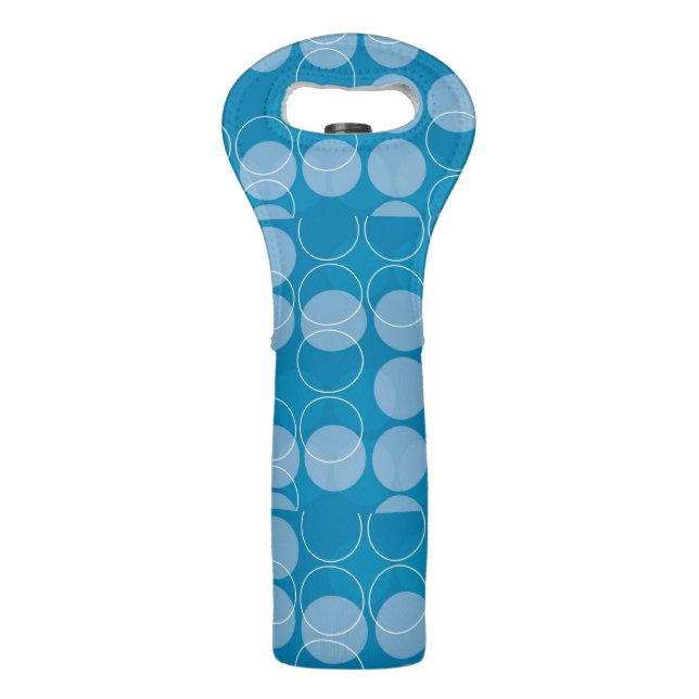 Retro circles wine bag (Front)