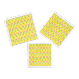 Retro Citrus Acrylic Trays (Single/Set)