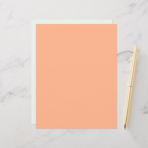 Retro Citrus Sunset on Sea Solid Scrapbook Paper