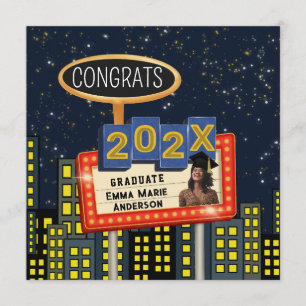 Retro City Stars Graduation Announcement