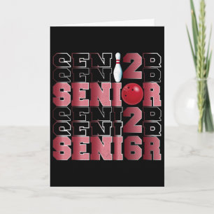 Retro Cl Of 2026 Senior Bowling Senior Night 2026 Card