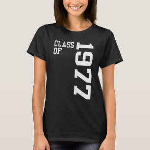 Retro Class of 1977 Senior High School Reunion Vin T-Shirt