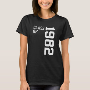 Retro Class of 1982 Senior High School Reunion Vin T-Shirt