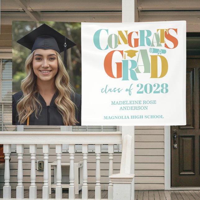 Retro Class of Congrats Graduation  Banner (Creator Uploaded)