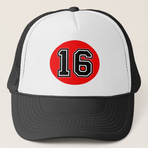 Retro Classic 16th Birthday Party Trucker Hat