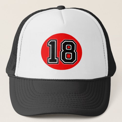 Retro Classic 18th Birthday Party Trucker Hat