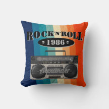 Retro classic boom box rock n roll music vintage