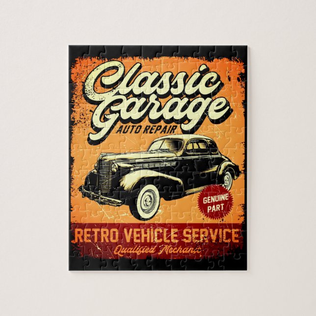 RETRO | CLASSIC GARAGE | PUZZLE (Vertical)