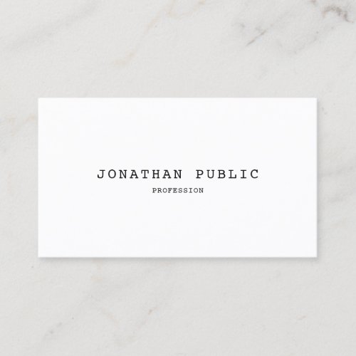 Retro Classic Look Chic Simple Nostalgic Vintage Business Card