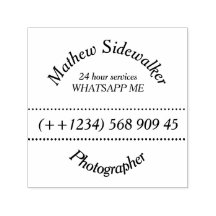 Retro Classic Square Instagram Business Line