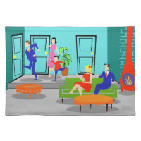 Retro Classic Television Placemat