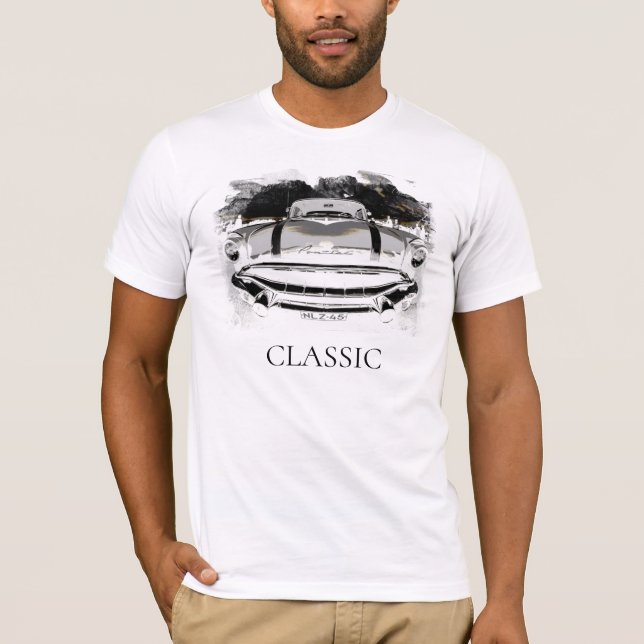 *~* Retro Classic Vintage Antique Car T-Shirt (Front)
