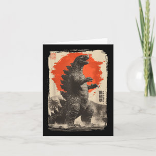 Retro Clic Rare Japanese Art Giant Kaiju Card