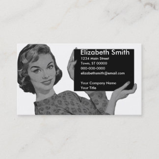 Retro Clipboard Business Card