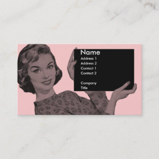 Retro Clipboard Business Card