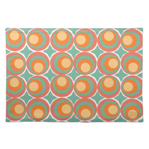 Retro Clovers Cloth Placemat