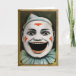 Retro Clown Birthday Card<br><div class="desc">Custom restored,  high quality vintage clown image.</div>