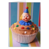 Retro Clown Cupcake (Front)
