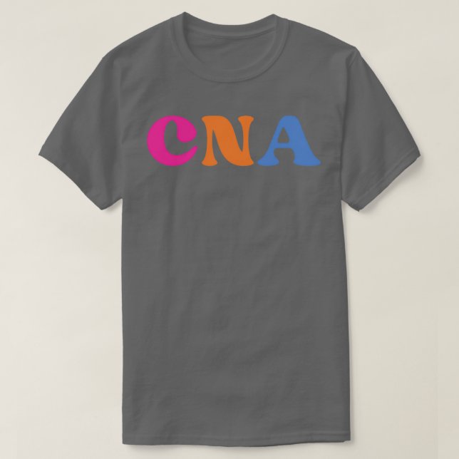 Retro CNA Nurse Assistant with stethoscope black t T-Shirt (Design Front)