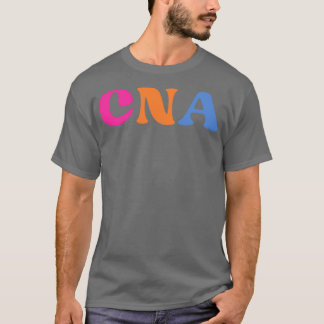 Retro CNA Nurse Assistant with stethoscope black t T-Shirt