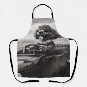 Retro Cockapoo Driving Apron