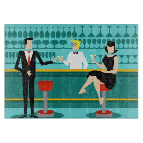 Retro Cocktail Lounge Cutting Board