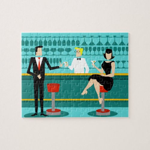 Retro Cocktail Lounge Puzzle