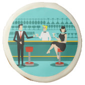 Retro Cocktail Lounge Sugar Cookies (Front)