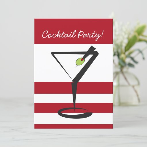 retro Cocktail party Invitation | Zazzle