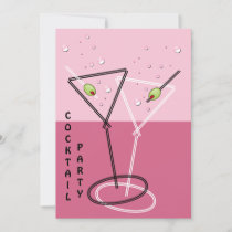 retro Cocktail party Invitation