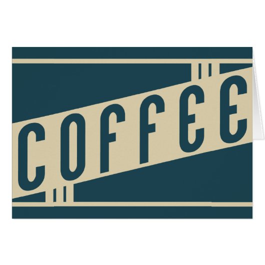 retro coffee cards (Front Horizontal)