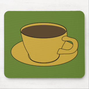 Retro Coffee Cup mousepad