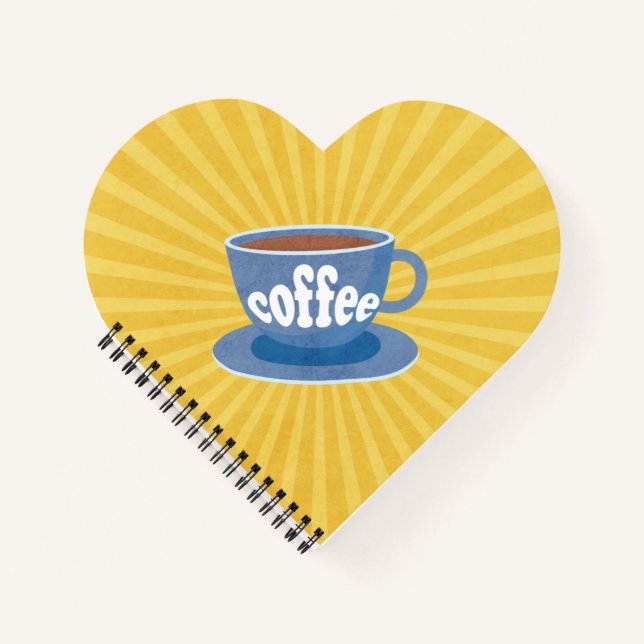 Retro Coffee Design Notebook (Front)